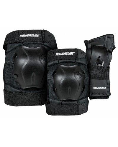 Pack Protecciones patinaje POWERSLIDE PS Standard black "