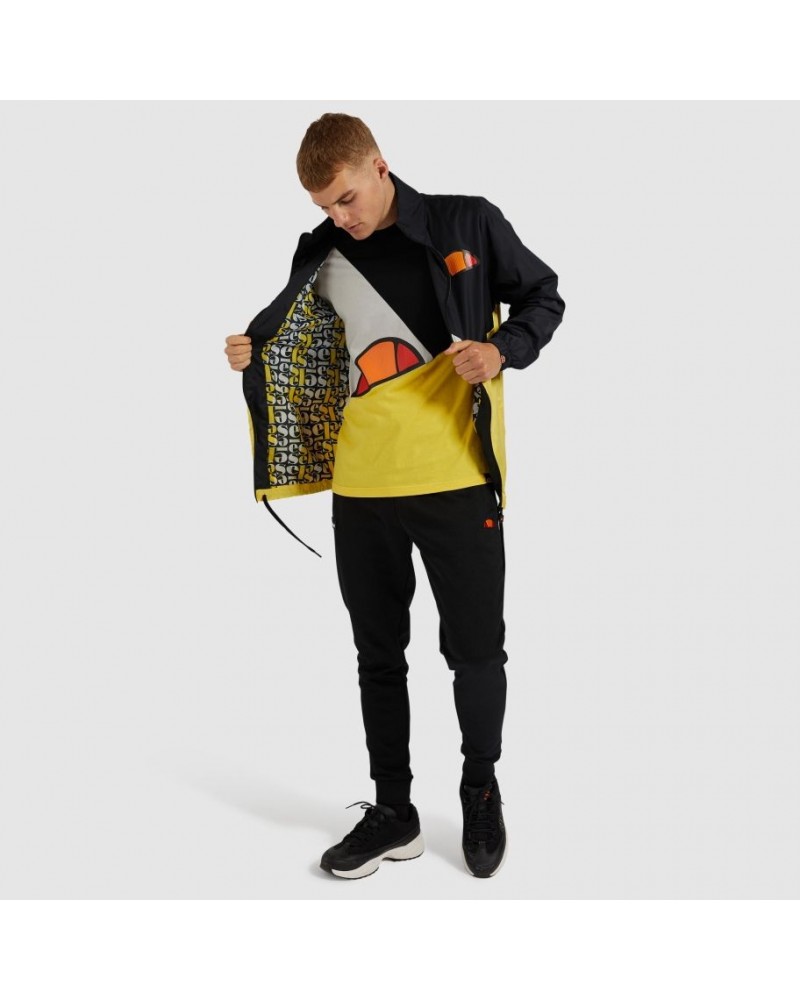 Cortavientos ELLESSE "Pablo" black yellow