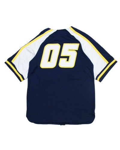 Camiseta beisbolera FUBU "Varsity" blue yellow