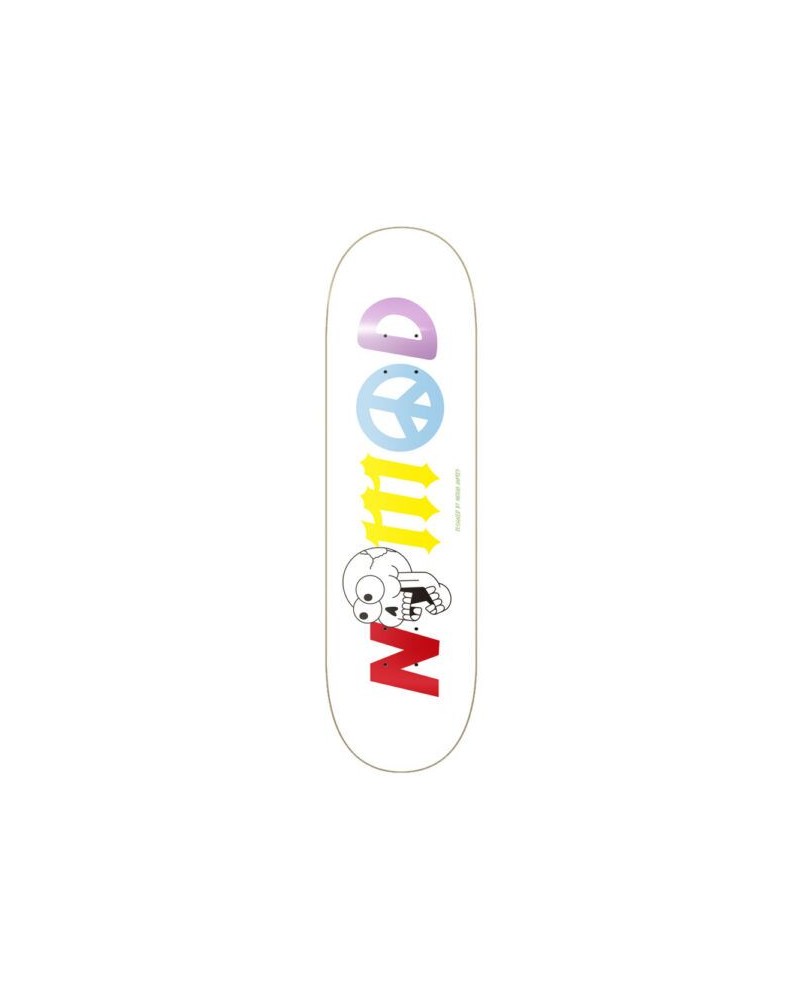 Tabla skateboard NOMAD "Doomsday Rainbow" Lettering Deck