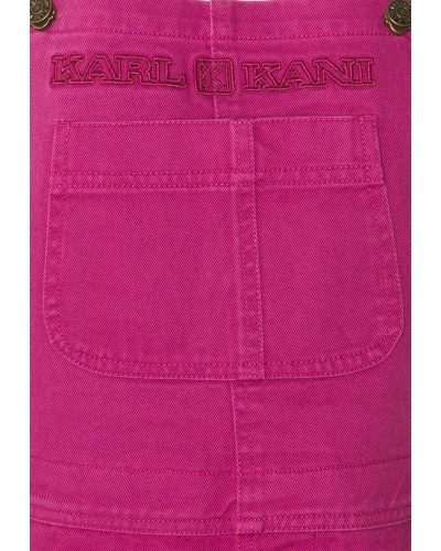 Peto chica vaquero KARL KANI dark pink