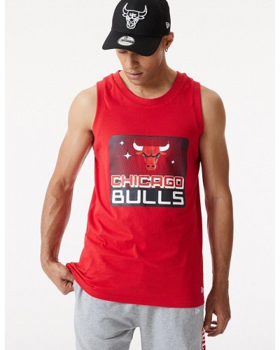 Camiseta tirantes NEW ERA "Chicago Bulls Graphic" red