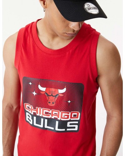 Camiseta tirantes NEW ERA "Chicago Bulls Graphic" red