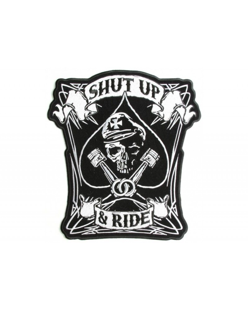 Parche ropa "Shut up & Ride"