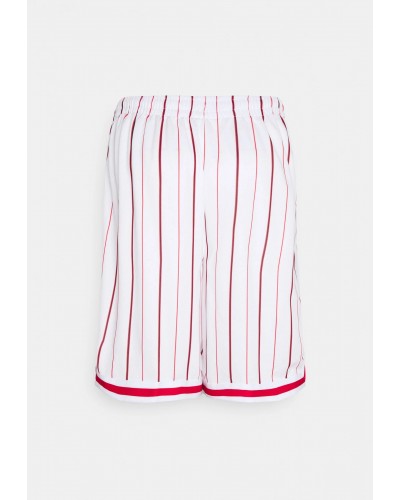 Pantalón corto basket KARL KANI "Signature Pinstripe" white