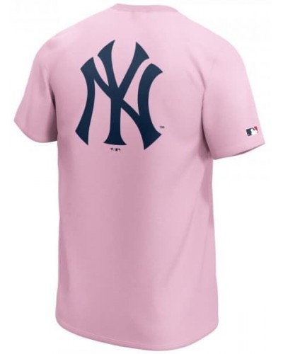 Camiseta FANATICS "Slogan Graphic NY Yankees" pink