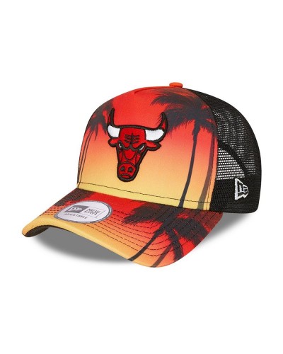 Gorra trucker NEW ERA "Chicago Bulls Summer City" red