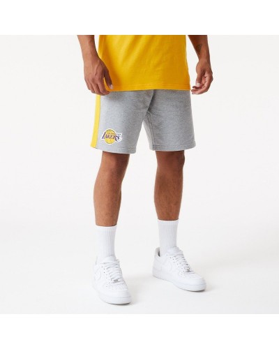 Pantalones cortos algodón NEW ERA "Los Ángeles Lakers" grey yellow