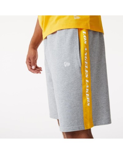 Pantalones cortos algodón NEW ERA "Los Ángeles Lakers" grey yellow