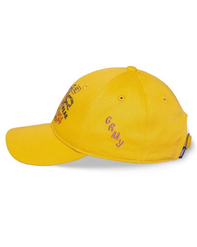 Gorra curva GRIMEY "Destroy All Fear" yellow