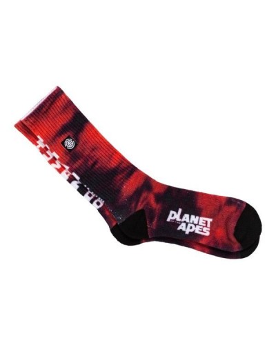 Calcetines ELEMENT "Pota - Planeta de los Simios" red tie dye