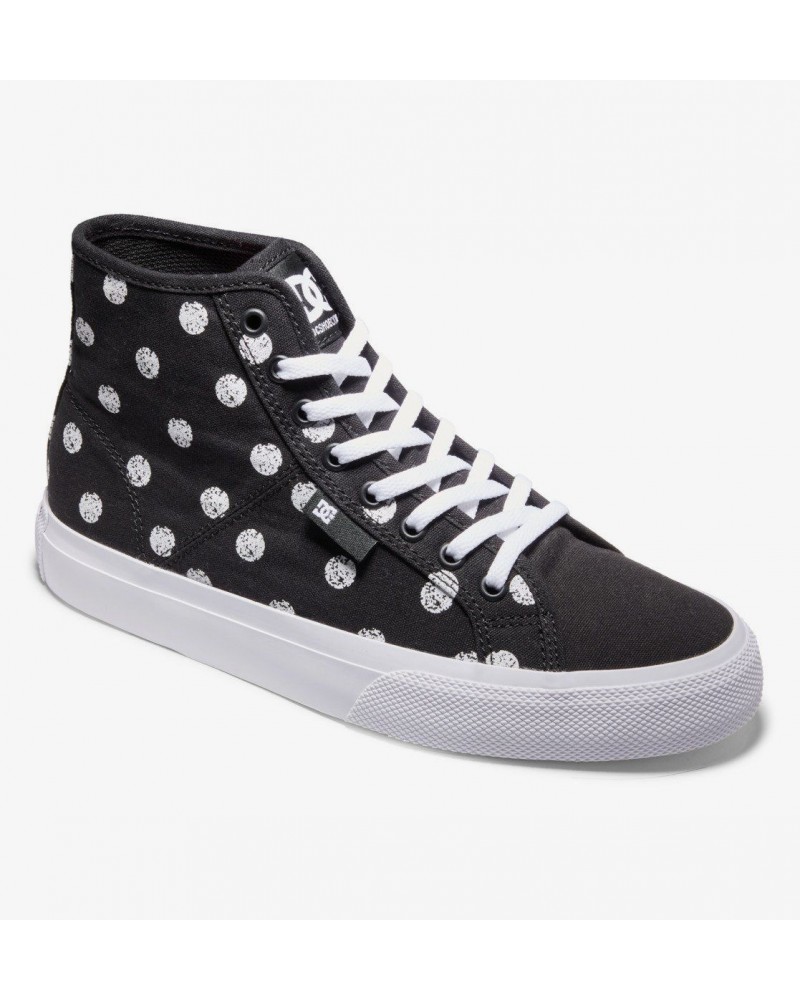 Botin chica DC SHOES Manual black polka