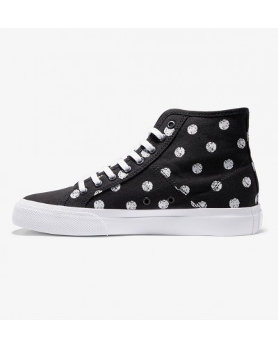 Botin chica DC SHOES Manual black polka