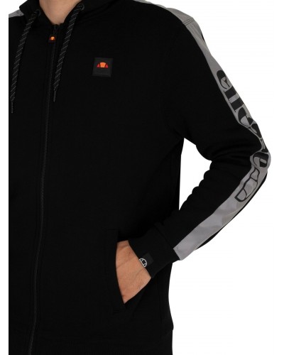 Sudadera capucha cremallera ELLESSE Venuzian black