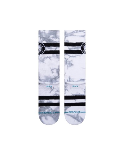 Calcetines STANCE Brooklyn Nets dyed white