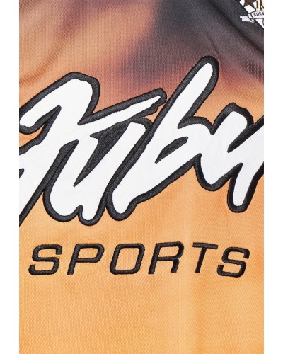 Camiseta fútbol FUBU Gradient Sport mesh brown orange