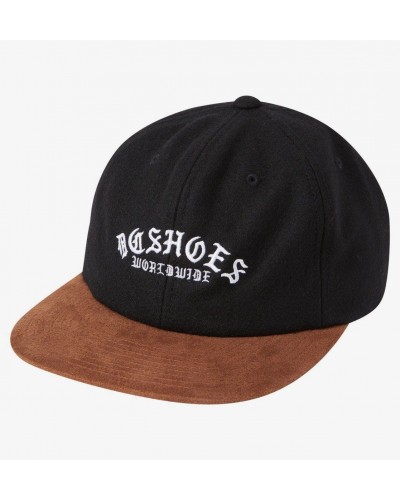 Gorra 6 Panel DC Shoes Wilshire black brown