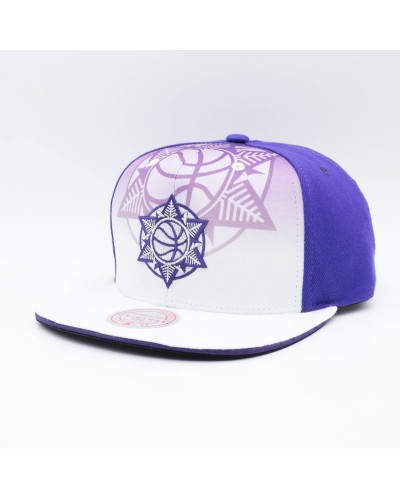 Gorra snapback Mitchell & Ness Utah Jazz NBA Draft 11 12 purple