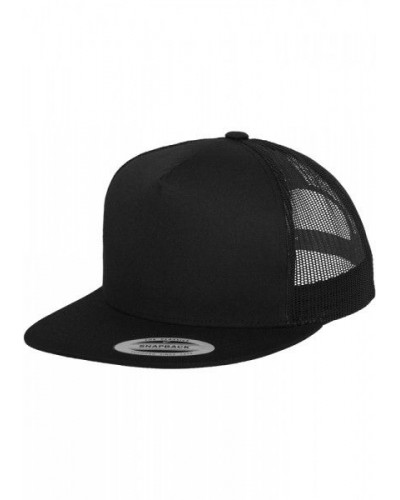 Gorra plana trucker snapback 6006 black black