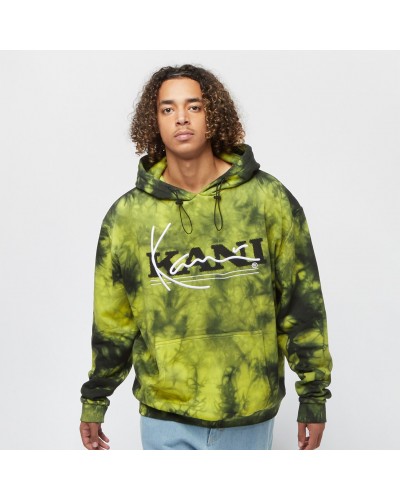 Sudadera capucha Karl Kani Retro Tie Dye Os yellow black