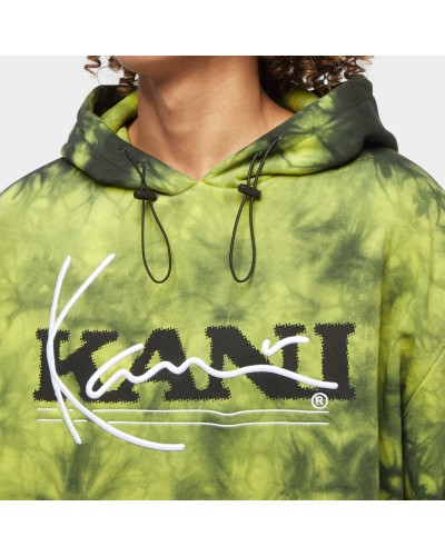 Sudadera capucha Karl Kani Retro Tie Dye Os yellow black