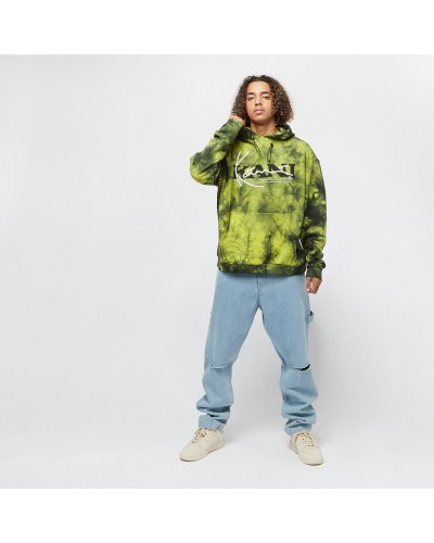 Sudadera capucha Karl Kani Retro Tie Dye Os yellow black