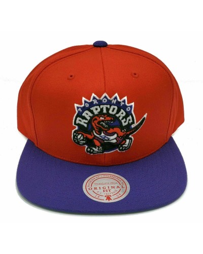 Gorra plana snapback 2 Tone Mitchell & Ness Toronto Raptors