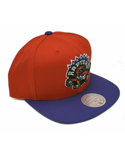 Gorra plana snapback 2 Tone Mitchell & Ness Toronto Raptors