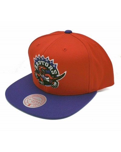 Gorra plana snapback 2 Tone Mitchell & Ness Toronto Raptors