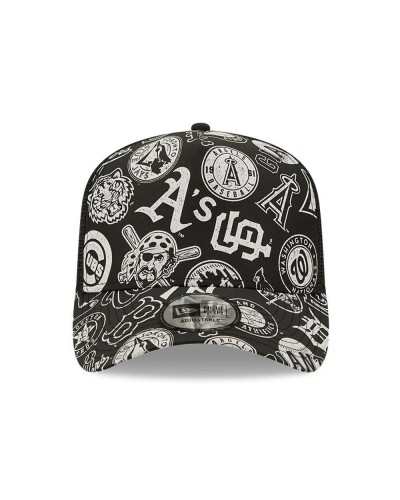 Gorra trucker NEW ERA AOP MLB black