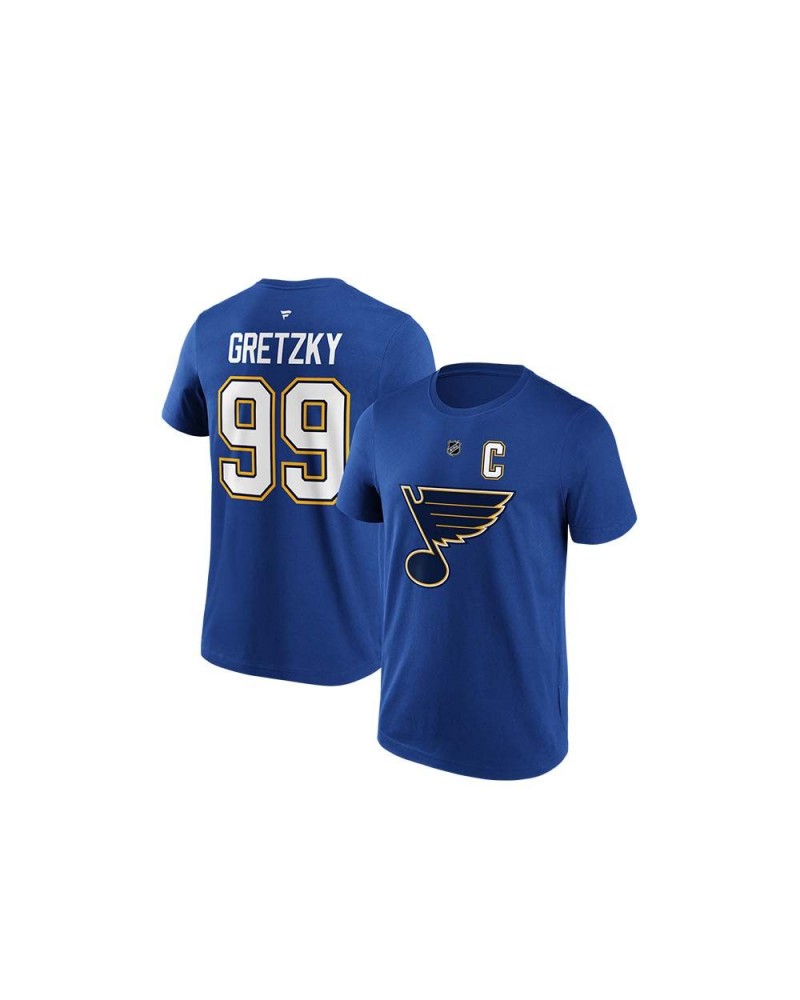 Camiseta Fanatics Name & Number Sant Louis Blues Wayne Gretzky