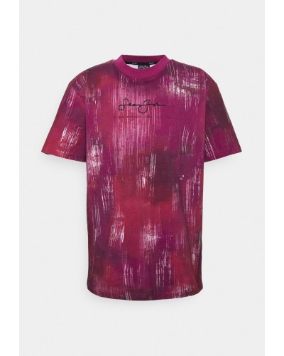 Camiseta Sean John Script Scratch Logo purple