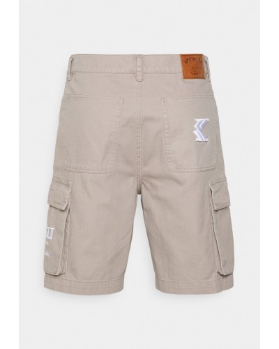 Pantalón corto vaquero Karl Kani Herringbone cargo taupe