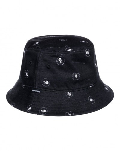 Bucket hat Element Brand Public Enemy PEXE black multilogo