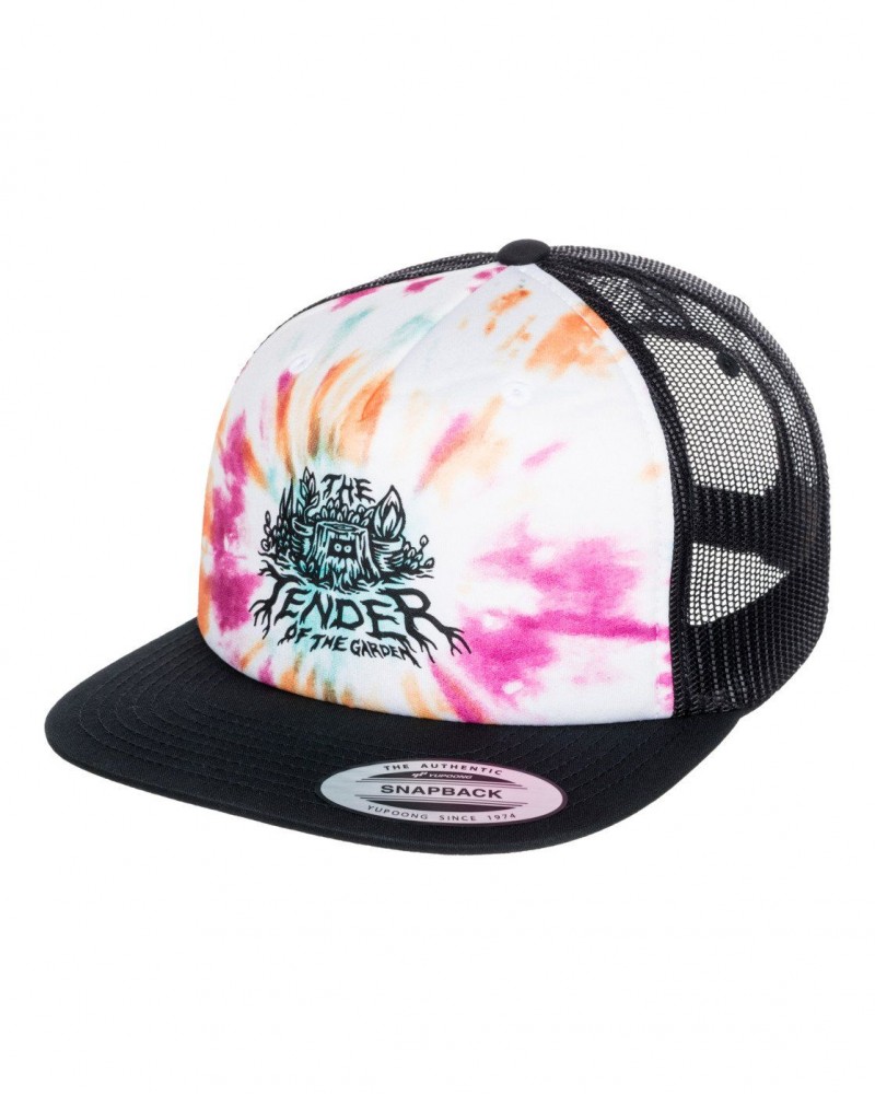 Gorra trucker plana Element Timber Garden festival fuchsia