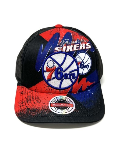 Gorra trucker Mitchell & Ness Hyper Philadelphia 76ers