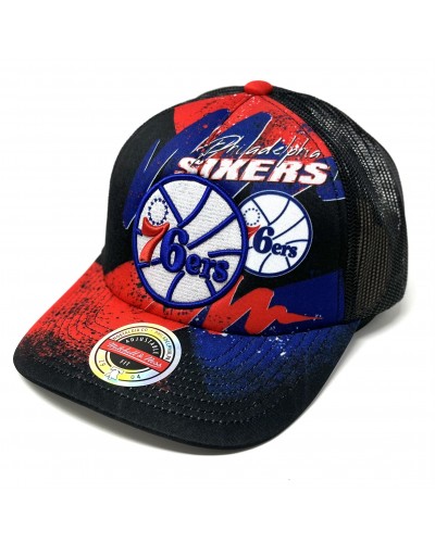 Gorra trucker Mitchell & Ness Hyper Philadelphia 76ers