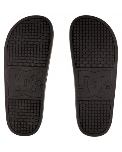 Chanclas plataforma DC Shoes DC Slide black gold