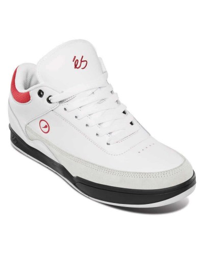 Zapatillas skate ÉS Stylus Mid white black red