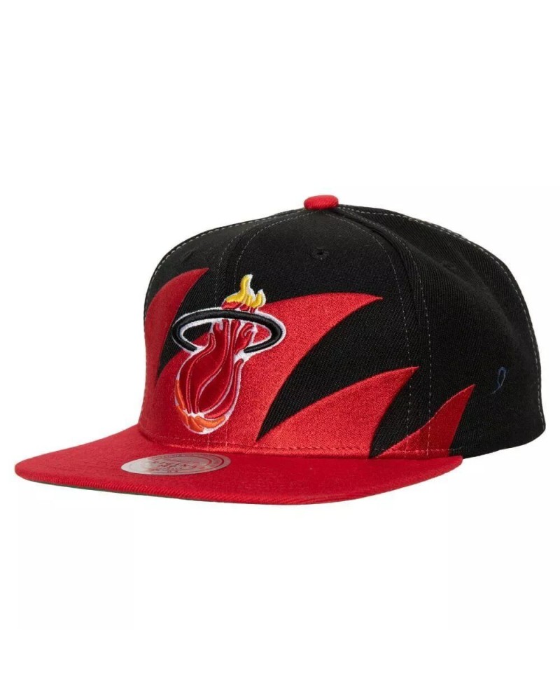 Gorra plana Mitchell & Ness Miami Heat sharktooth