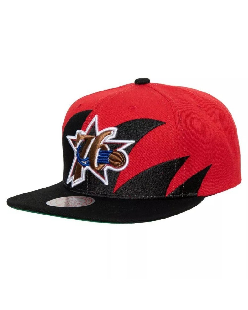 Gorra plana Mitchell & Ness Philadelphia 76ers Sharktooth