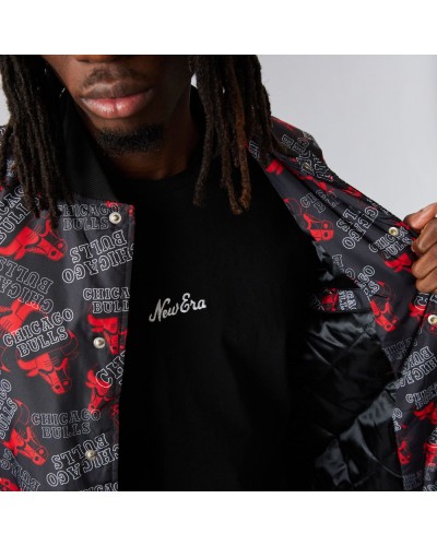 Chaqueta bomber New Era Chicago Bulls Team Logo print