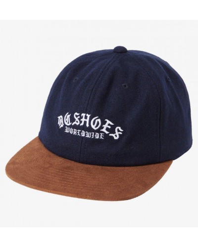 Gorra 6 Panel DC Shoes Wilshire navy brown