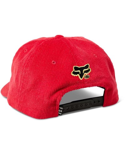 Gorra curva FOX Burm red