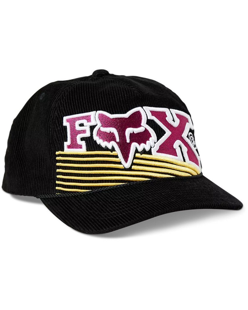 Gorra curva FOX Burm black