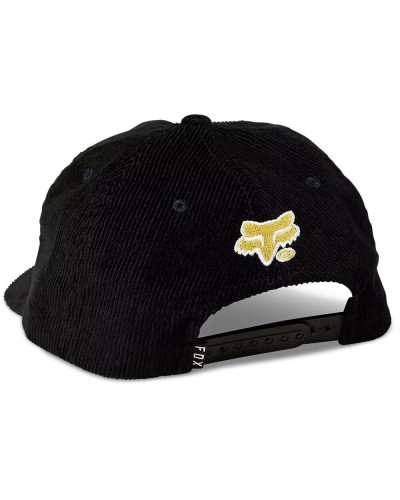 Gorra curva FOX Burm black