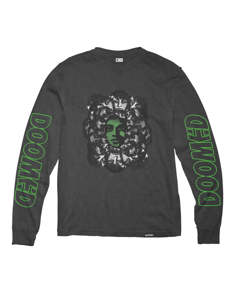 Camiseta manga larga Etnies Doomed charcoal