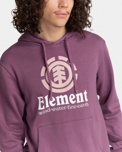 Sudadera Element Vertical berry conserve