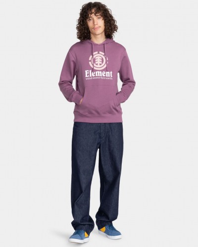 Sudadera Element Vertical berry conserve