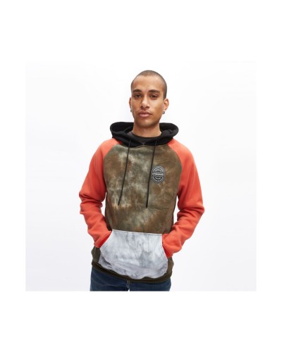 Sudadera Hydroponic Paradise Orange tie dye green